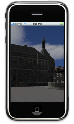 Virtual Aachen Project on the iPhone